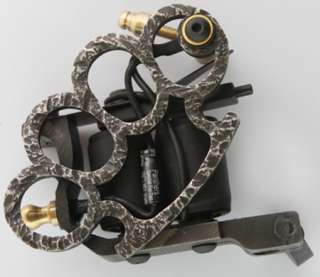 this is a professional 10 wrap dual coiled tattoo machine using an 
