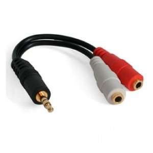  StarTech Cable MUY1MFF 6 Stereo Splitter Cable 3.5mm Male 
