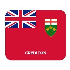  Canadian Province   Ontario, Crediton Mouse Pad 