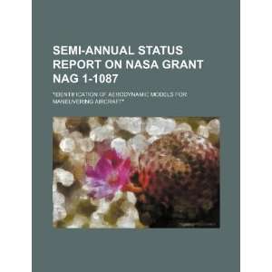  Semi annual status report on NASA grant NAG 1 1087 