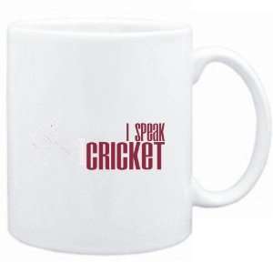  Mug White  I SPEAK Cricket  Sports