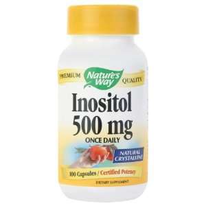  Natures Way   Inositol, 100 capsules Health & Personal 