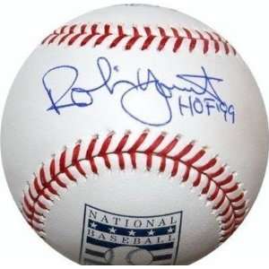 Signed Robin Yount Baseball   NEW HOF IRONCLAD   Autographed Baseballs 