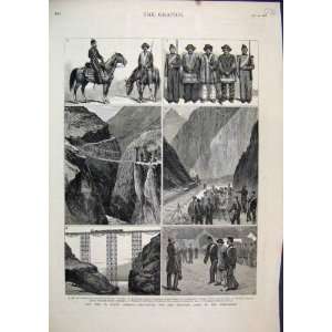  1881 War South America Peruvian Army Cordillera Train 