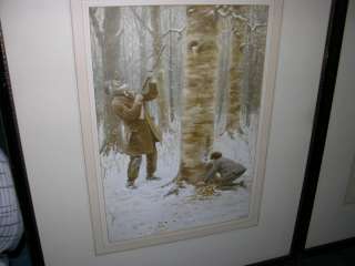 Pair of 1903 A.B. FROST Lithographs C. Scribners Sons  