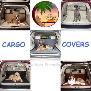 Rugged cargo covers for dogs protect the trunks and cargo areas of 