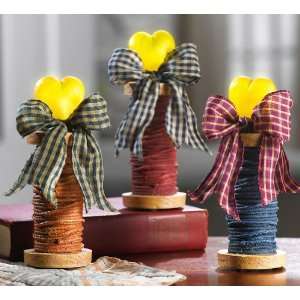  Hearts & Old Fashioned Weaver Country Table Lights By 