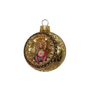  Sacred Heart Golden Indent Ornament