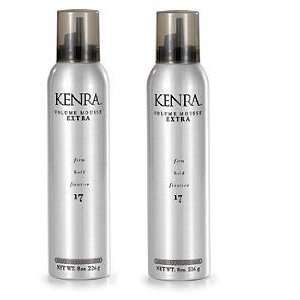    KENRA Volume Mousse Extra Hold Fixative 8oz (2 PACK) Beauty