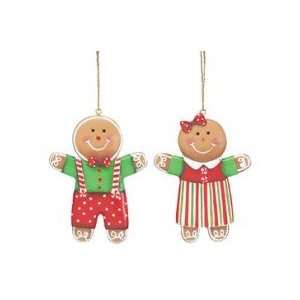  Yummy Yuletide Gingerbread Ornaments (Set of 2 Resin 