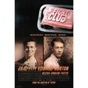  Movie Posters 24W by 36H  Fight Club CANVAS Edge #2 1 