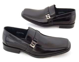   Shoes Buckle Loafers Slip On Black Dressy Free Shoe Horn NEW  