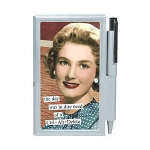   TAINTOR NOTE CASE PAD   the day was in dire need of a Ctrl+Alt+Delete