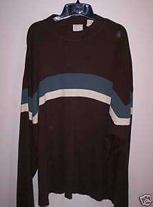 CRB Khakis 2XL brown and blue sweater  