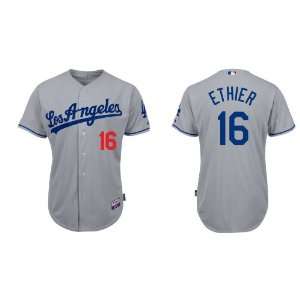 Los Angeles Dodgers #16 Andre Ethier Grey 2011 MLB Authentic Jerseys 