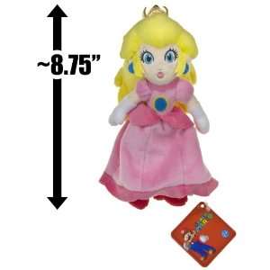  Princess Peach ~8.75 Plush   Super Mario Bros Plush 
