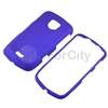 Dark Blue Rubber Hard Phone Case Cover+Car DC Charger For Samsung 