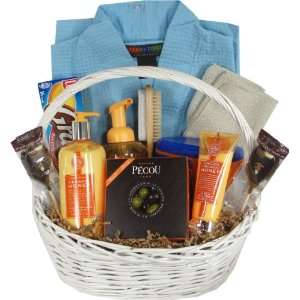 Travel and Chocolate Gourmet Spa French Luxury Gift Basket  