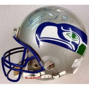  Steve Largent Signed Helmet   Authentic   Autographed NFL 