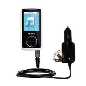  Car and Home 2 in 1 Combo Charger for the Philips GoGear 