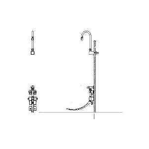   54T5324A Wall Mount Double Pedal SurgeonS Scrub Up