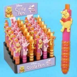 Pen Disney Cushy Winnie W/Display  Stationery Case Pack 