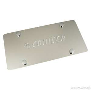  Chrysler PT Cruiser Name Badge On Polished Chrome License 