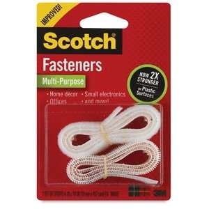  Scotch Reclosable Fasteners   3/4 x 18, 1 Set, White 