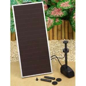  Solar Water Pump Kit   95gph with Bright White LED Lights 