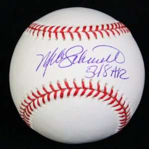  Mike Schmidt Signed Ball   with 548 Hr Inscription 