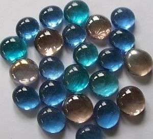 Mosaic Gems Marbles Globs 40 Pcs SAPPHIRE MIX  