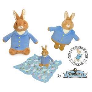  Zoobies Plush Toy, Blanket and Pillow Combo Peter Rabbit 