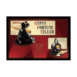  Gypsy Fortune Teller Instructions 12x18 Giclee on canvas 