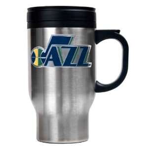 Utah Jazz 16oz Stainless Steel Travel Mug 