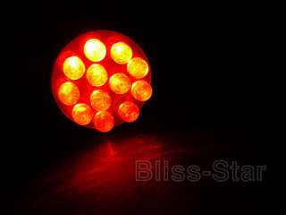2pcs 2057 1157 RED 12 LED BRAKE/TURN/TAIL LIGHT BULB  