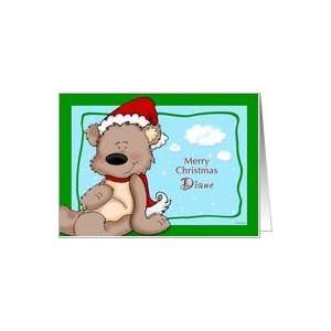  Teddy Bear Christmas   for Diane Card Health & Personal 