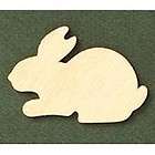 Wood Cutout  3 1 2 Sitting Easter Bunny  12pcs. items in This and That 