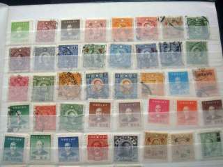 China stamp album, huge early, old stamps, Mint & Used, about 550 