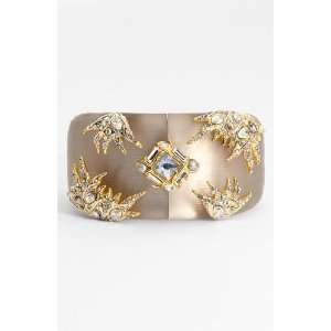 Alexis Bittar Dark Gardens Crystal Encrusted Large Hinged Bracelet