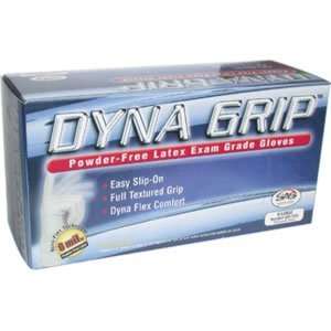  S.A.S. Dyna Grip 8 Mil Latex Gloves   Medium   Case of 10 
