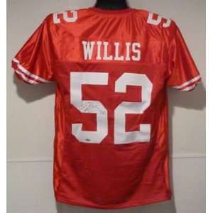 Patrick Willis Autographed San Francisco 49ers Red Size XL Jersey 
