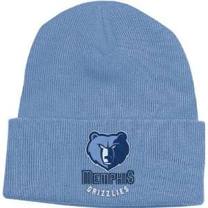   Grizzlies Light Blue Basic Logo Cuffed Knit Hat
