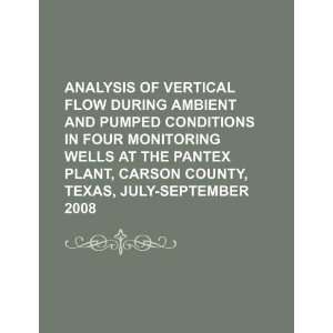 Analysis of vertical flow during ambient and pumped conditions in four 