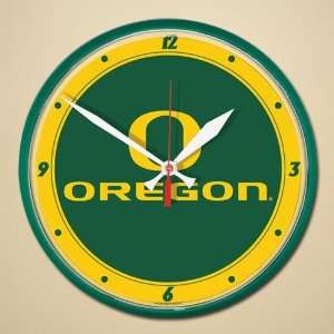Oregon Ducks Round Wall Clock 