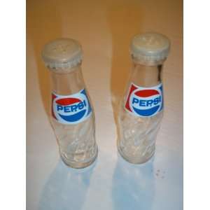  Pepsi Co. Glass Salt & Pepper Shakers 