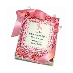 Edible Cookie Cards   Pink Ribbon Edition  Grocery 