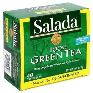 Salada, Tea Green Decaf, 40 bag  Grocery & Gourmet Food