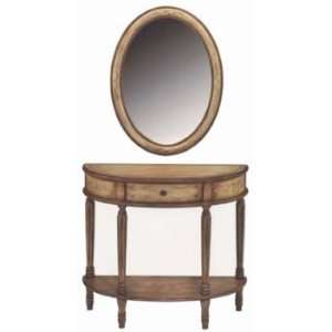    Dayton Oval Mirror for Half round Console Table