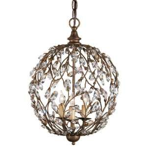  Currey and Company   Crystal Bud Sphere Chandelier