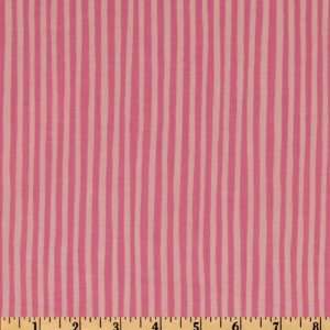  44 Wide Moda Amelia Stripes Plentiful Pink Fabric By The 
